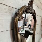 Golden mirror 77x56cm