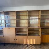 Modular library, 5 modules, ARP (Plastic Research Workshop) created by Pierre Guariche