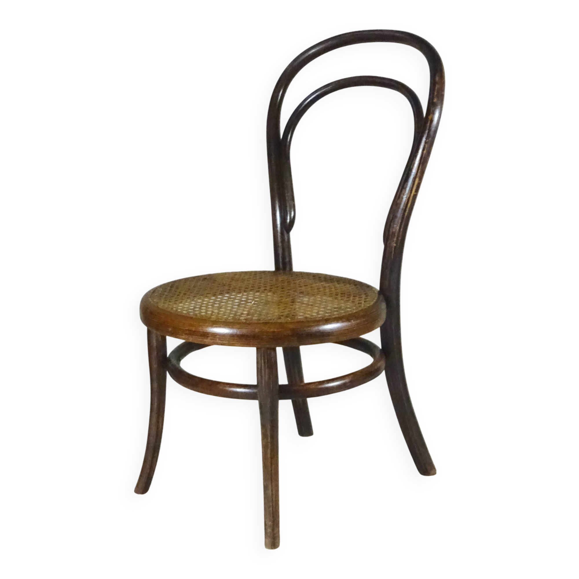 Nanny chair No. 14 Thonet 1875, original caning