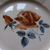 6 flat plates of Digoin Sarreguemines