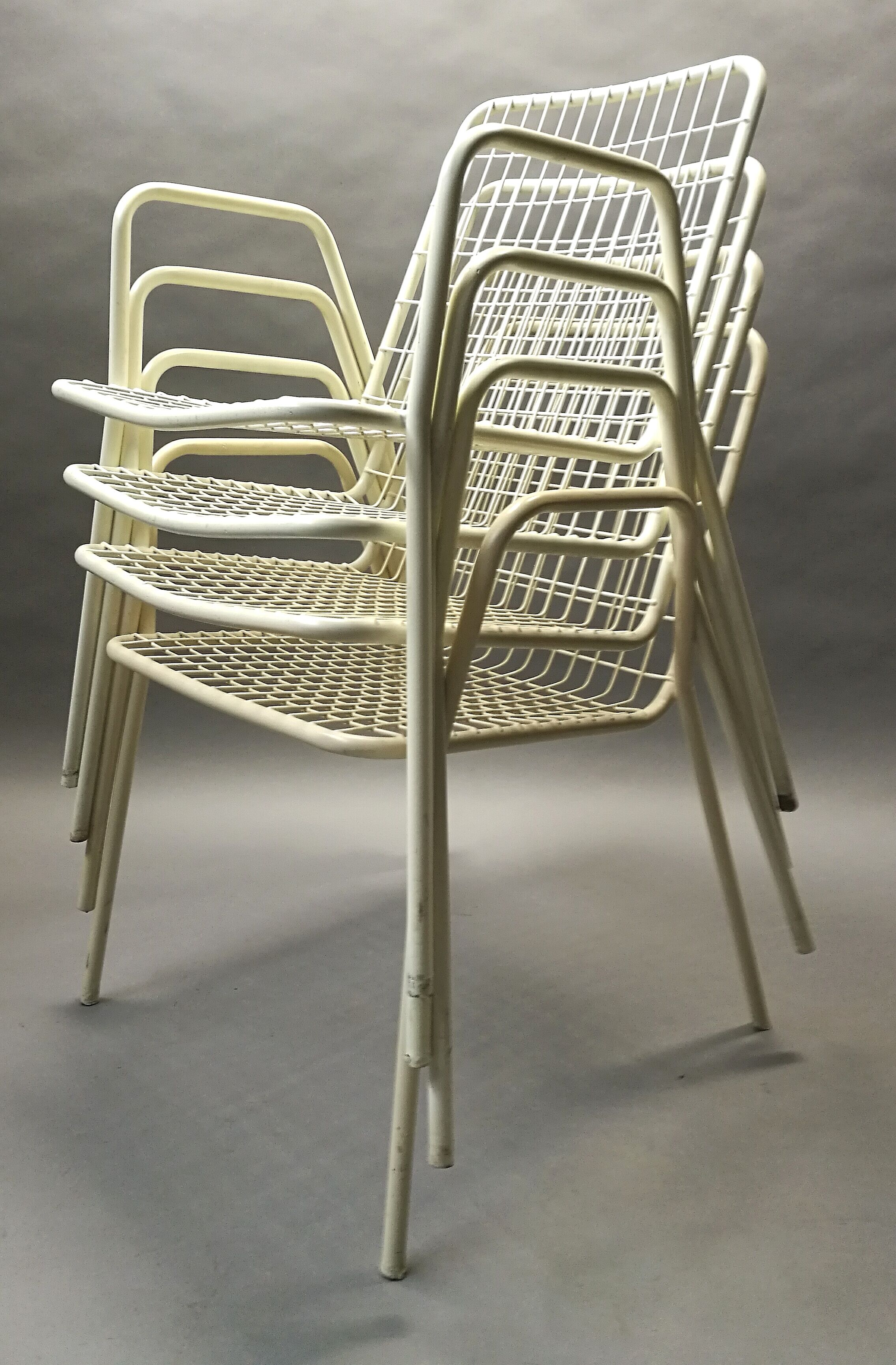 4 emu metal garden armchairs model rio