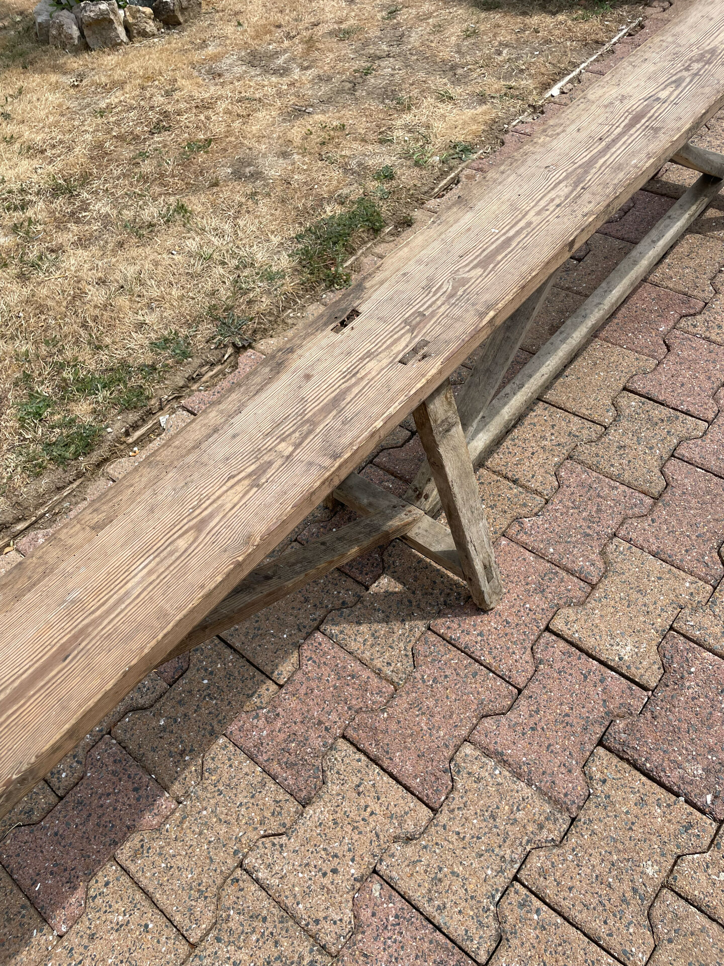 Vintage farm bench
