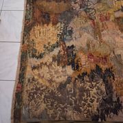 Tapisserie de laine "Verdure Flamande" de la manufacture Robert Four