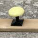 Portemanteau à 5 patères métal laqué jaune et rouge vintage 1960
