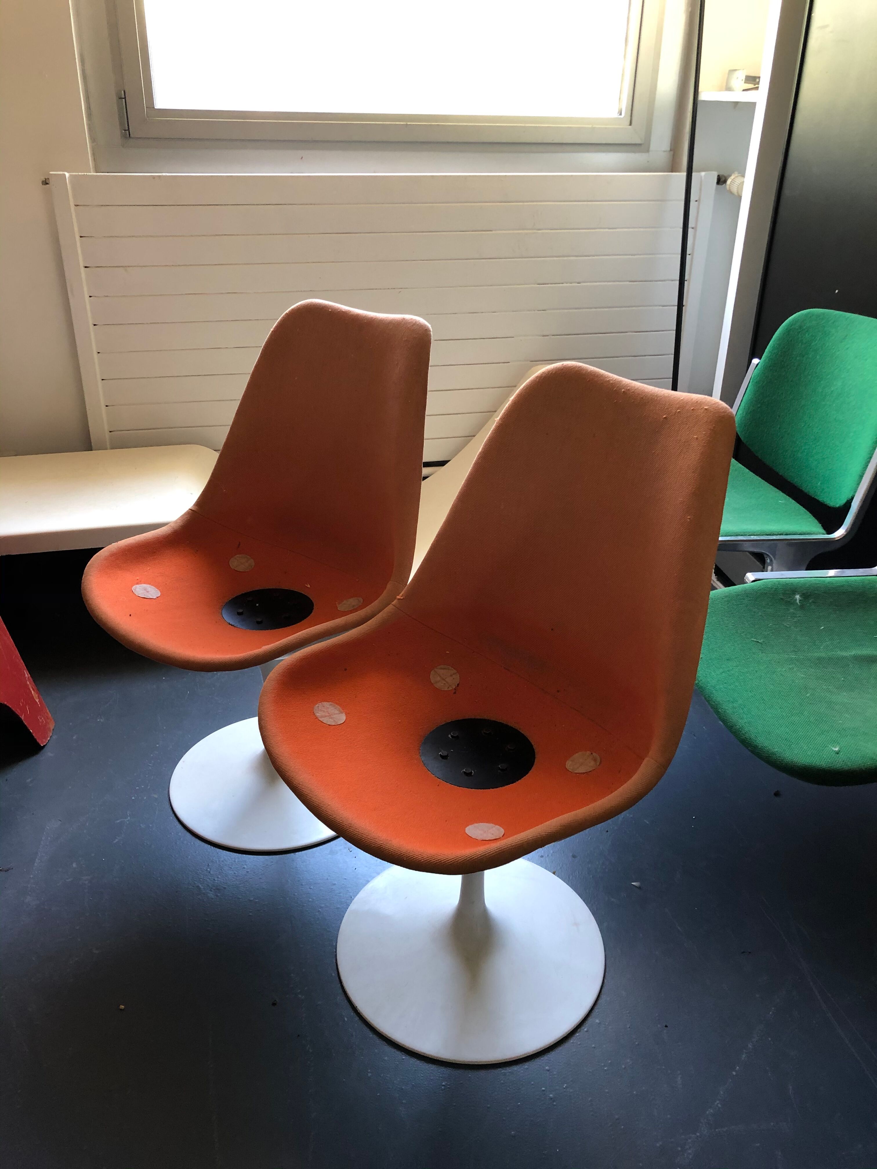 Paire de chaises Saarinen pour Knoll