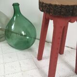 Carved wooden stool