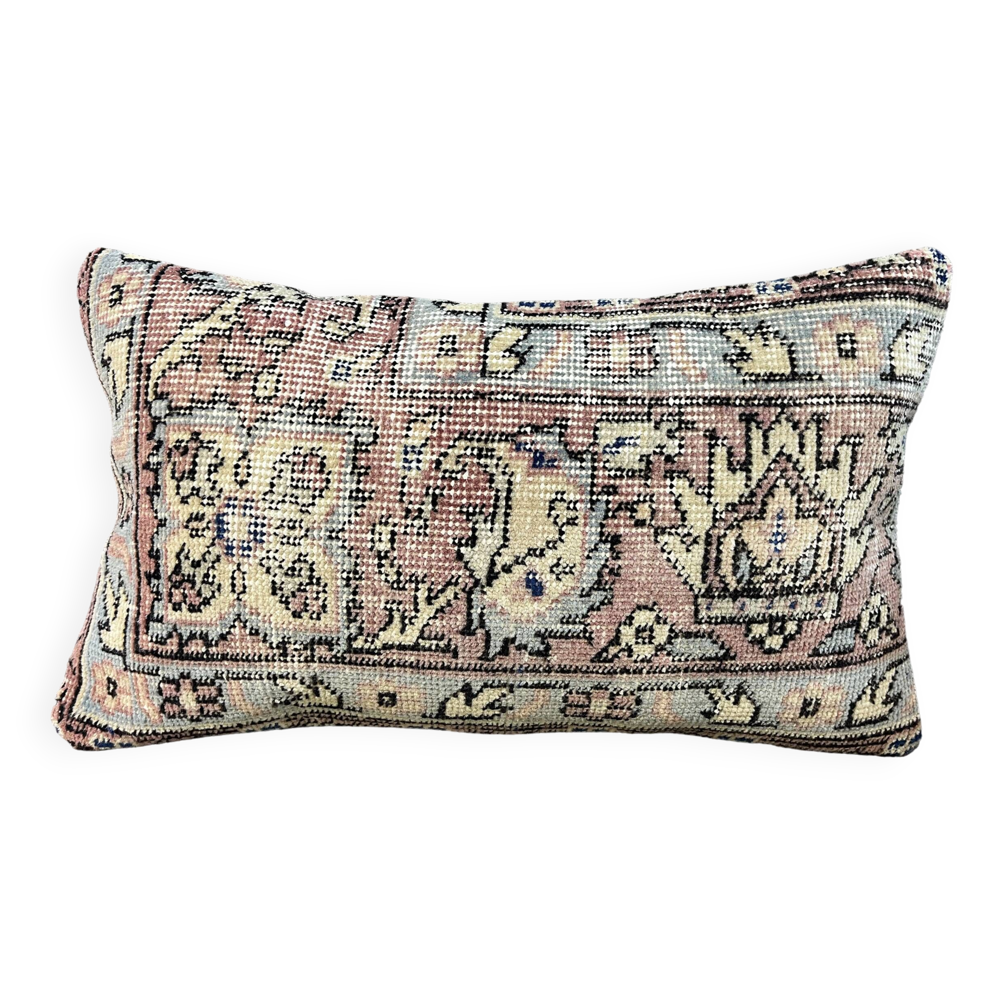 Handmade Faded Carpet Cushion