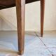 Antique French cherry wood dining table, early 20th century