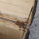 Chest or travel trunk in wood and wrought iron, 18th century