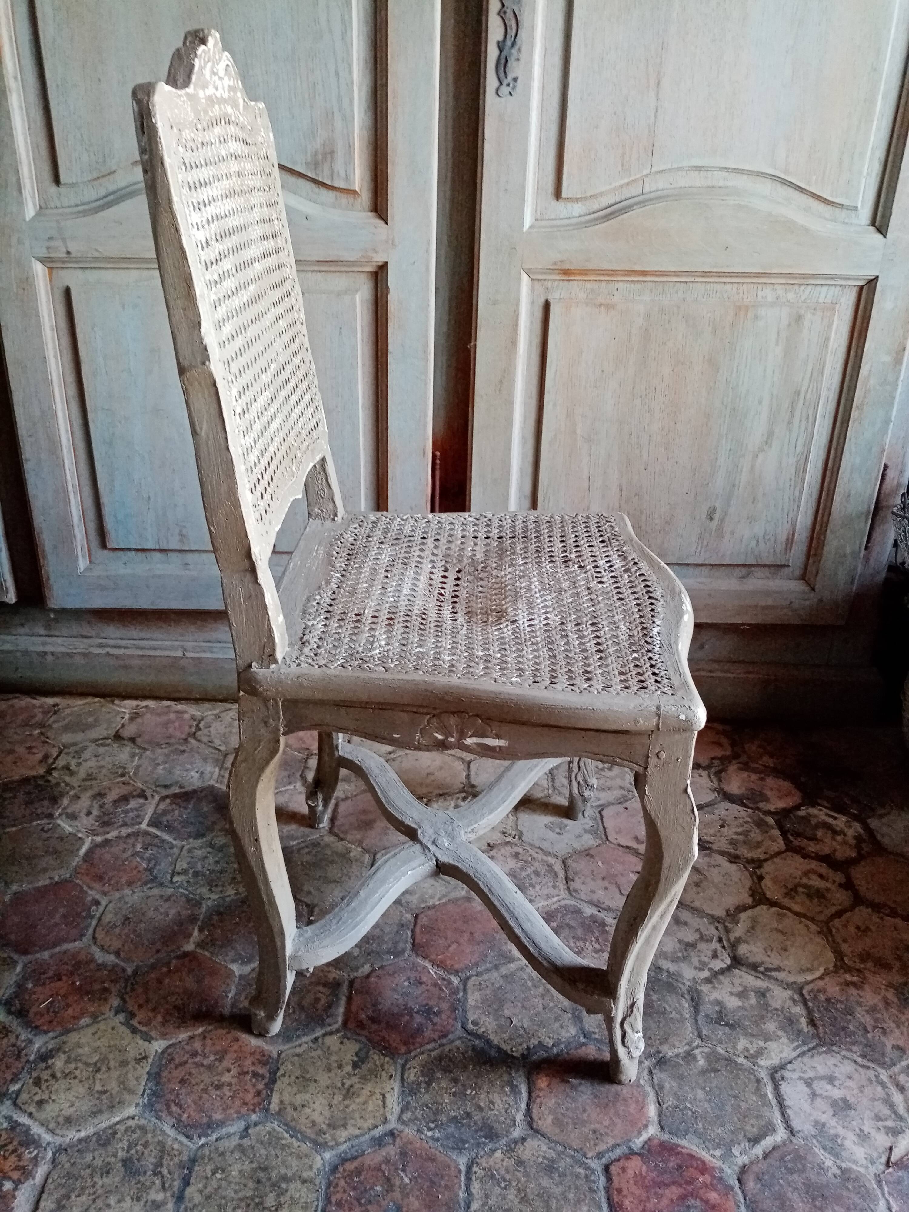 Louis XV-era cannée chair