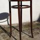Former top stool of vintage bar Fischel in charcoal beech turned