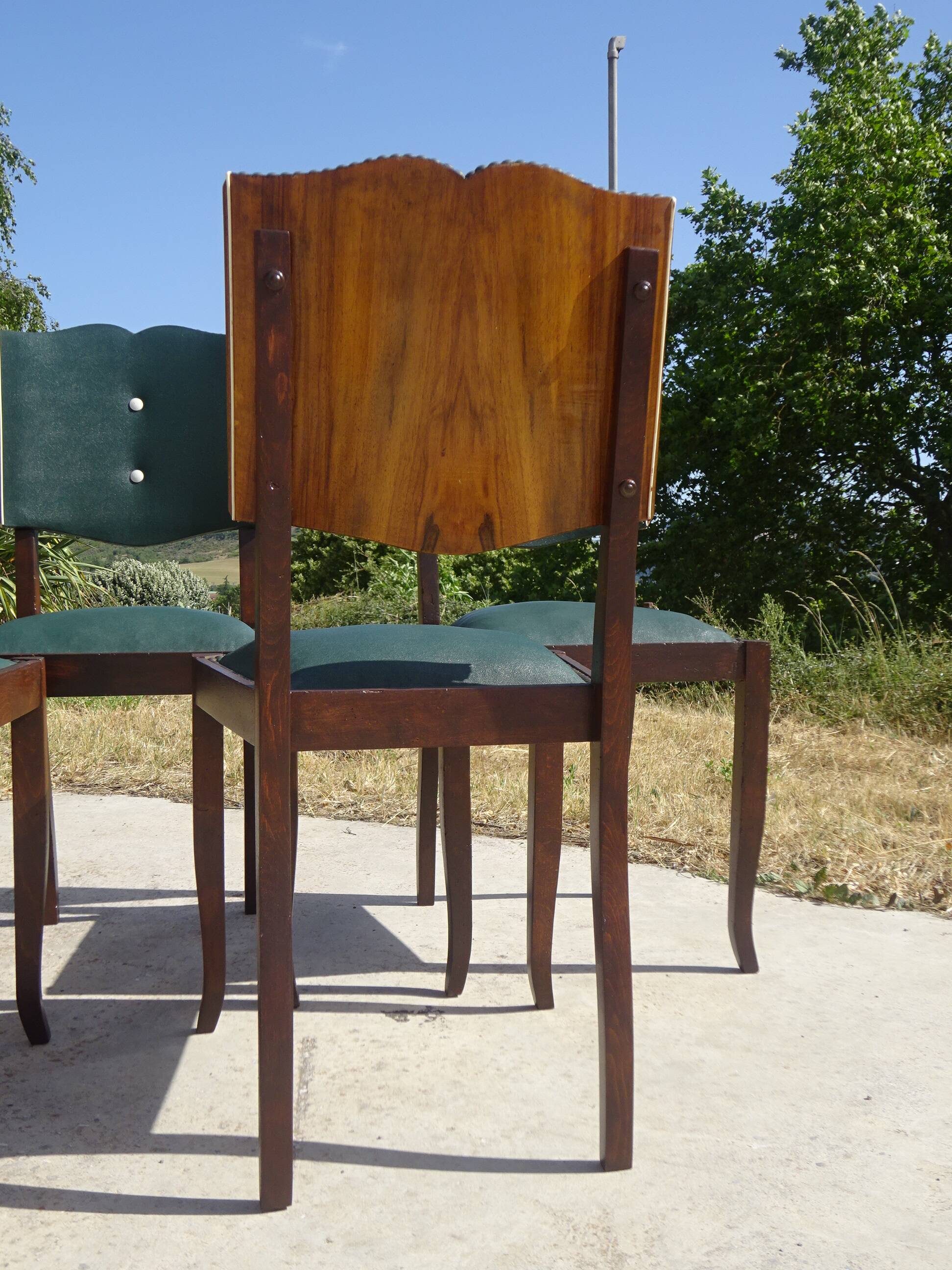 Restored Art Deco chairs, the 6.