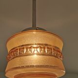 Vintage glass globe pendant lamp