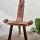 Brutalist chair tripod arts and crafts