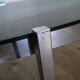 Chrome and glass coffee table 1970
