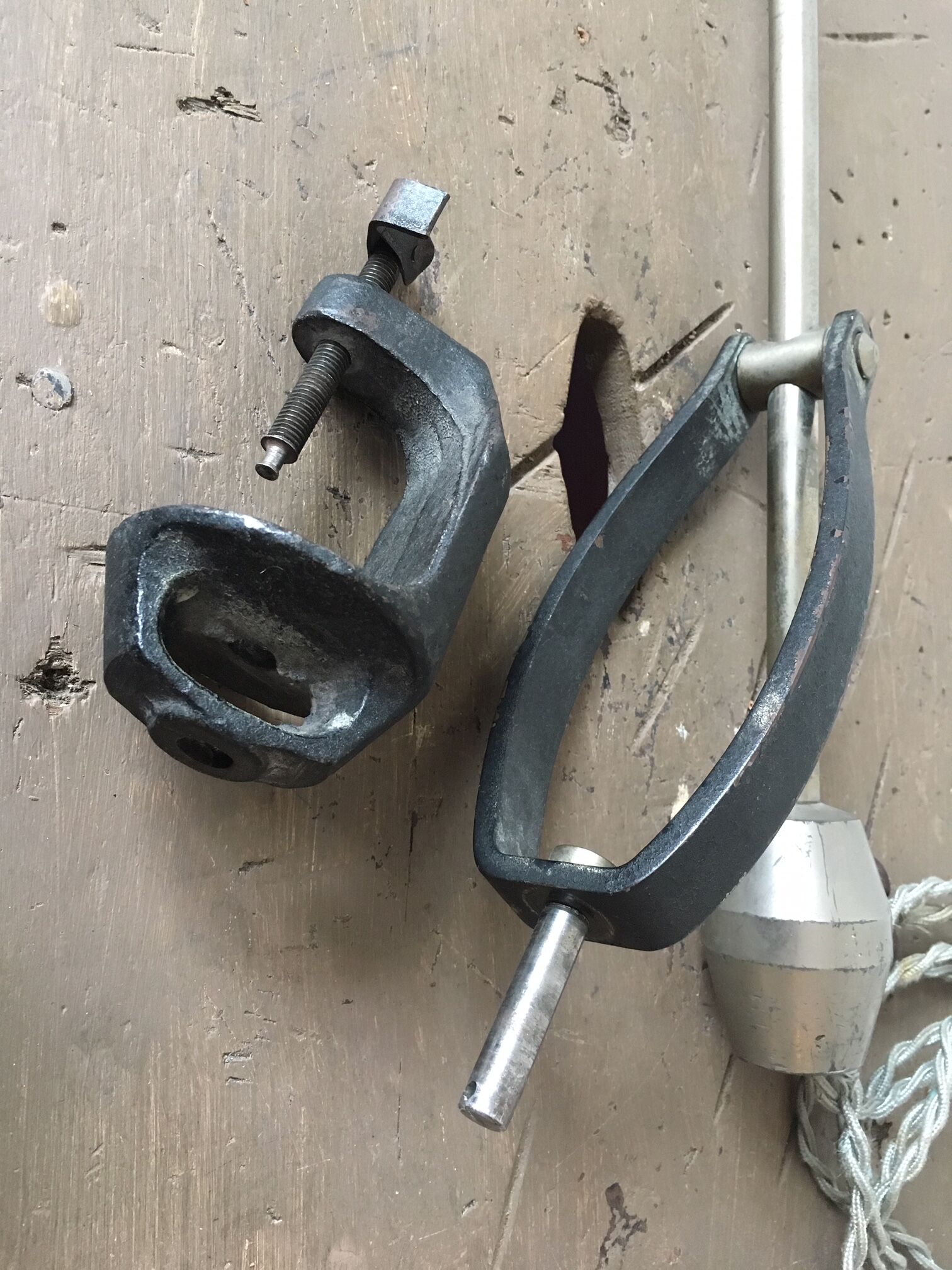 Antique Edouard Buquet lamp, 1930