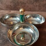 Plat compartiments  aperitif  inox