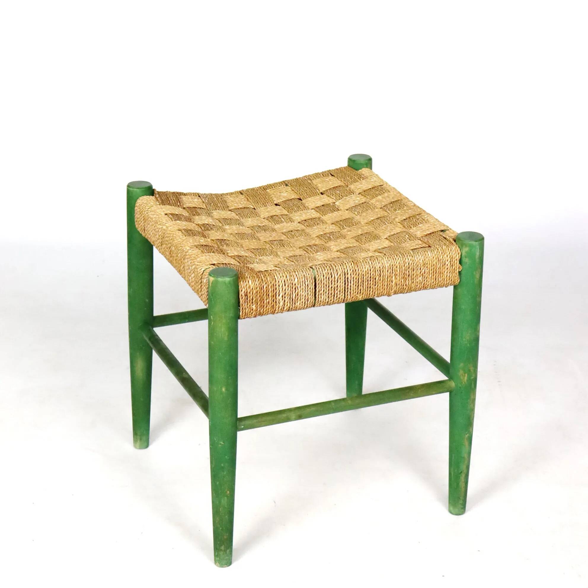 Scandinavian rope stool