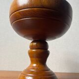 Wooden salt cup empty pocket