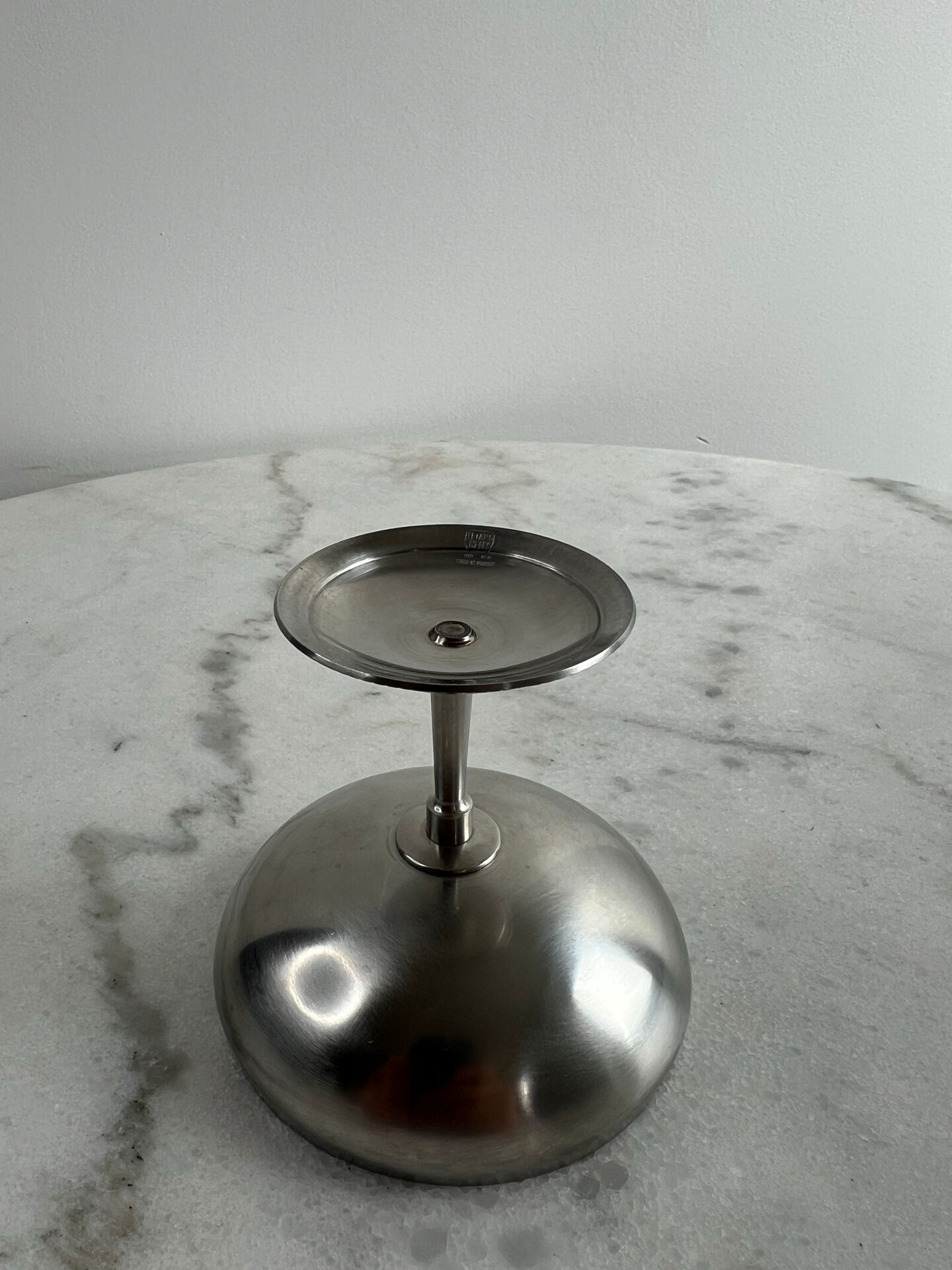 Lot de 6 coupes à champagne en inox Letang Rémy