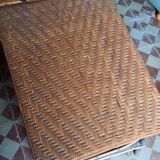 Vintage rattan lounge chair