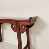 Chinese Console Table in Mahogany, 1940