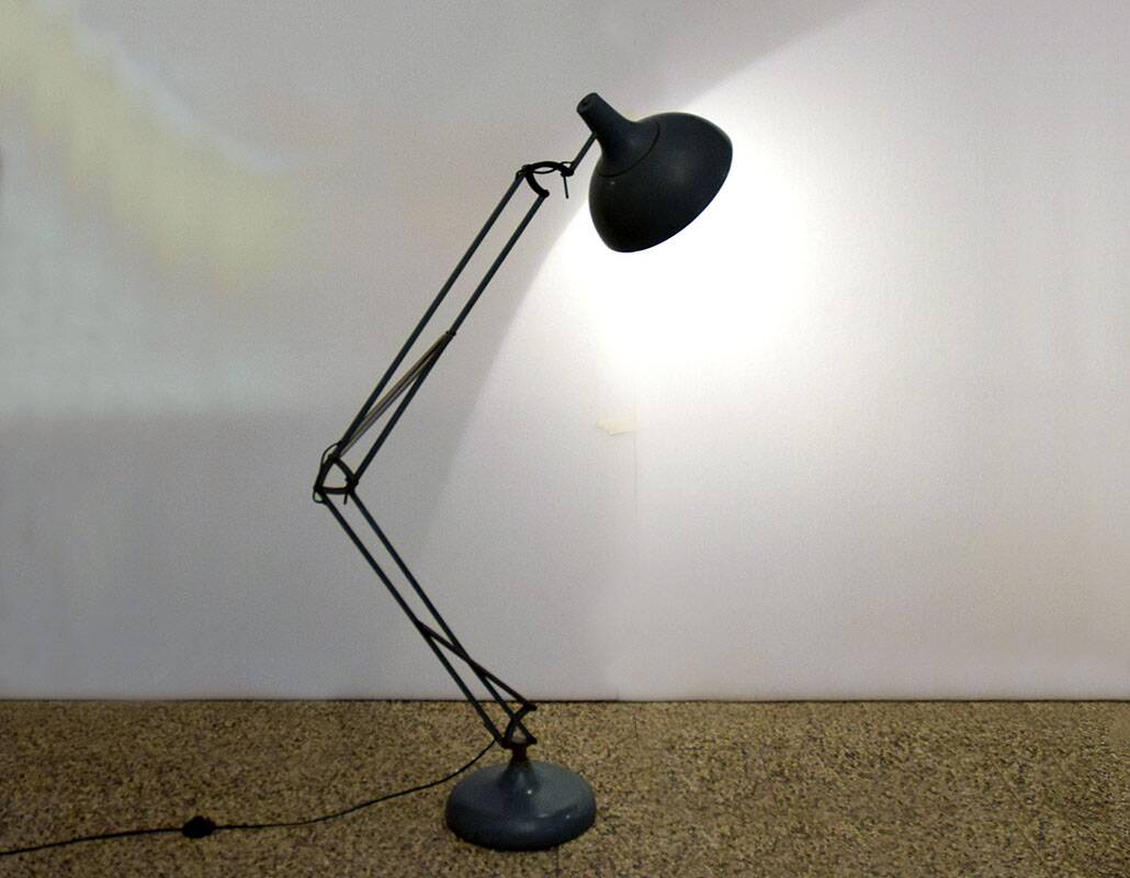 Large industrial floor lamp, early 1960s
