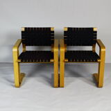 Rud Thygesen & Johnny Sorensen armchair in ash by Magnus Olesen, 1970s
