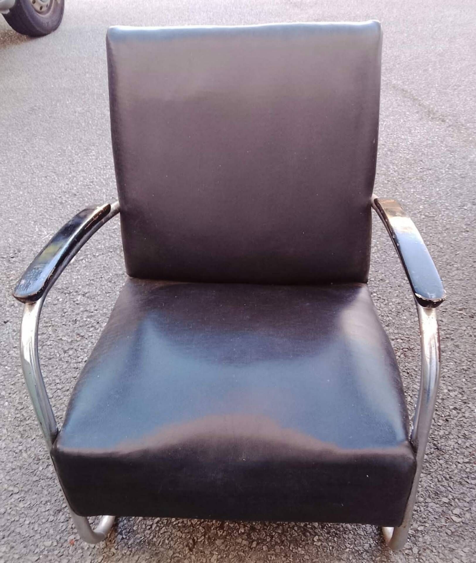 Modernist armchair from 1930, Robert Rhode, Troy