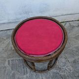 Rattan pouf