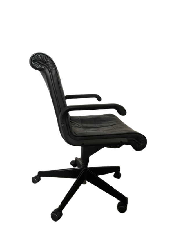 fauteuil De bureau En cuir Par Richard Sapper Pour Knoll International