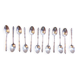 set of 12 mocha spoons