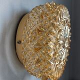 Prisma round ceiling lamp/wall lamp in vintage glossy glass