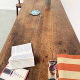 19th century walnut drapery table 2m1