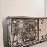 Vintage rustic patinated bar