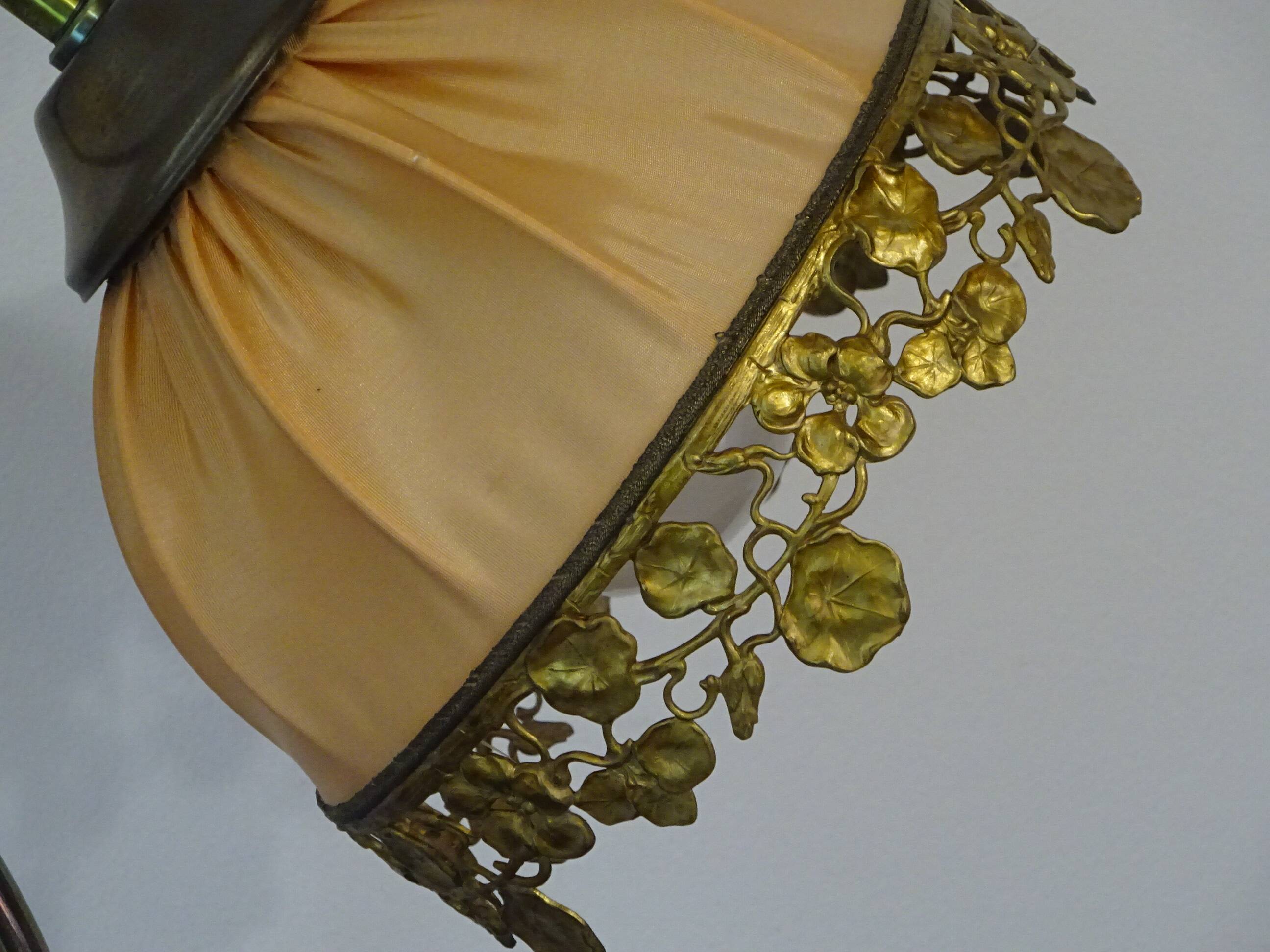 Antique swan neck lamp, Maison le Dauphin
