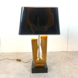 Lampe de table vintage en laiton, 1970