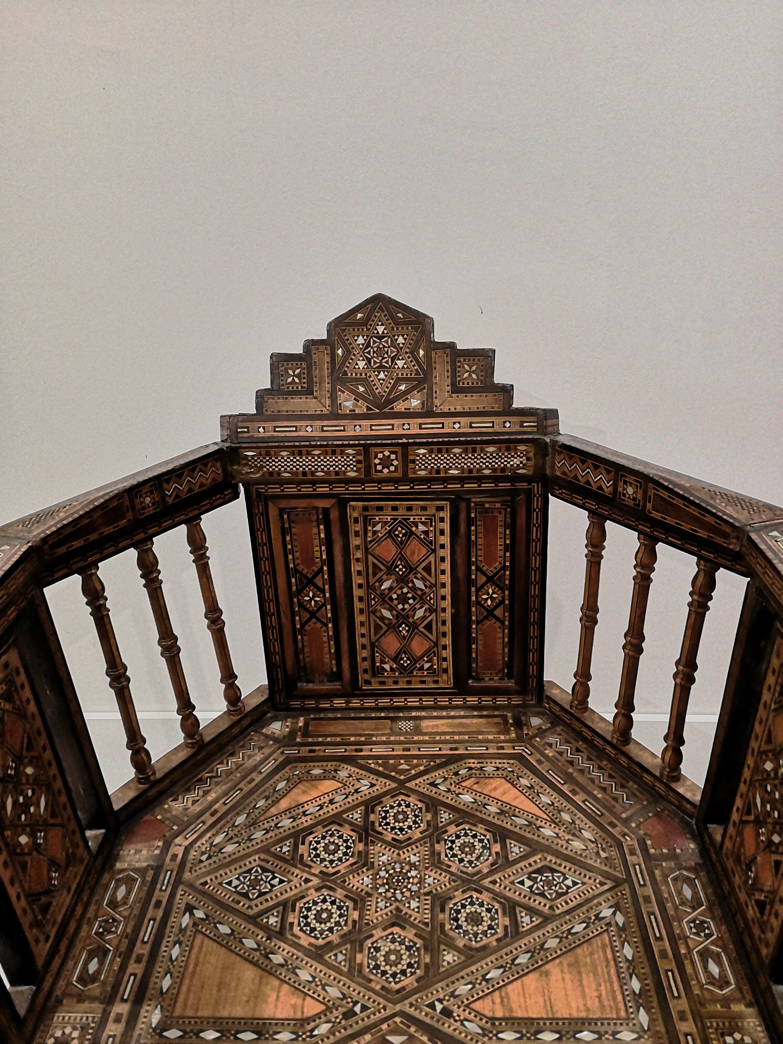 Damask armchair 1900