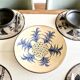 Luxor terracotta dish - foliage pattern