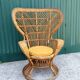 Fauteuil Emmanuelle en rotin par Gio Ponti, Italie 1960