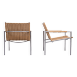 pair Martin Visser SZ01 Easy Chairs for 't Spectrum, 1960 Holland
