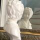 Ancient and charming sculpture depicting Louise Brongniart, daughter of the...