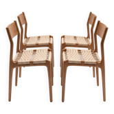 Set of 4 Scandinavian Havana chairs by Gessef - 1960