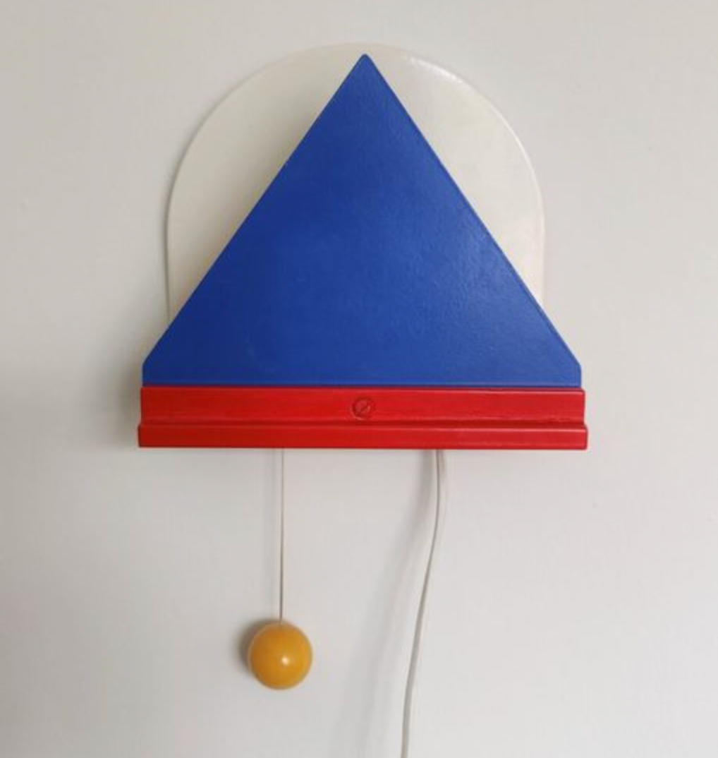Vintage Ikea Wall Lamp Memphis Style, 1980S