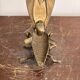 Ashtray Box Fly Cicada Articulated Brass Chiseled Vintage Display Object