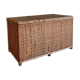Vintage rattan trunk