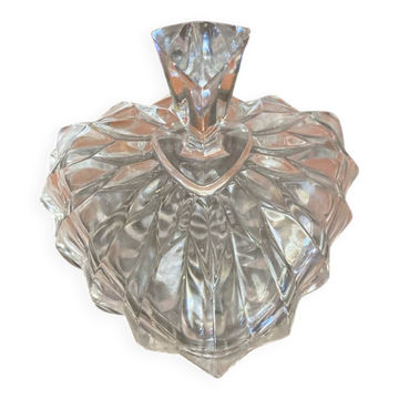 Bonbonnière Drageoir Sucrier Ancien Cristal Vintage #C872
