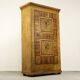 Wedding wardrobe painted in folk art