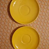 Saline charcoal earthenware saucer