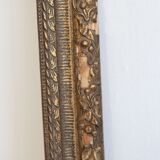 Old frame with gilded moldings